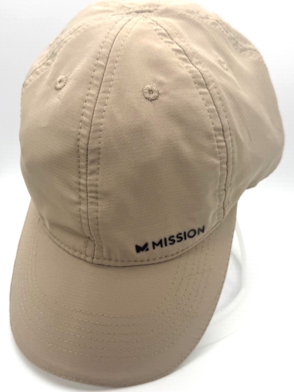 MISSION Wet to Cool Hat – Cooling Technology Outdoor Cap - Beige Khaki Hat
